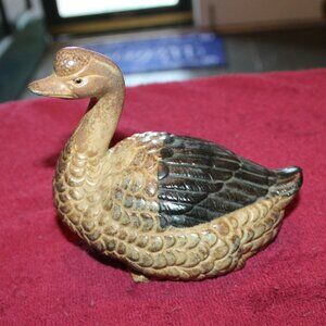 Vintage Ceramic Goose Figurine